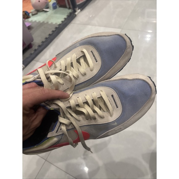 Size 13 - Nike Waffle One Coconut Milk Crimson Royal - Picture 2 of 6